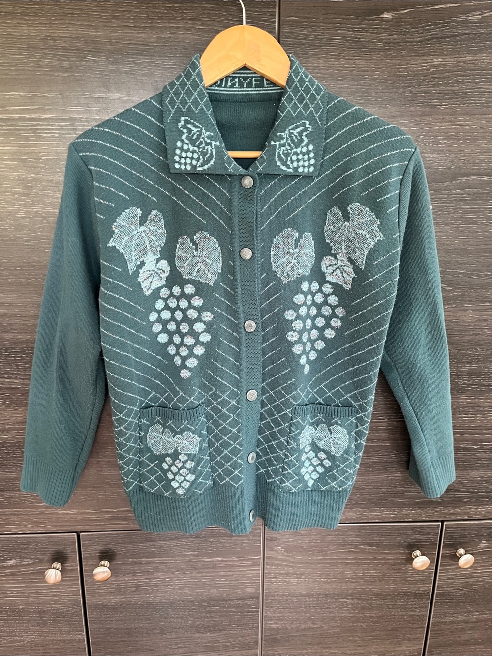Vintage Grape Vine Cardigan